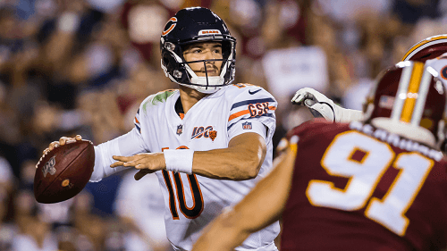 mitchell trubisky bears offensive problem