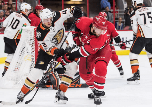 Anaheim Ducks at Carolina Hurricanes Odds