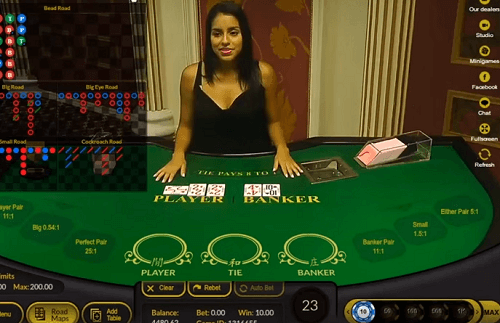 Live Dealer Baccarat Online 