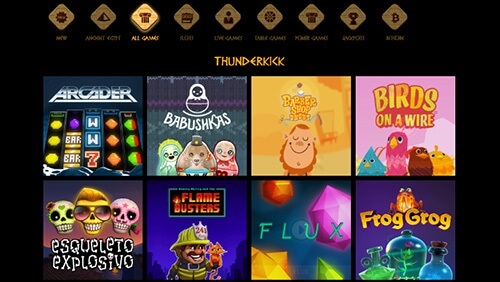 Thunderkick Casino games