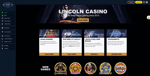lincoln casino review and rating