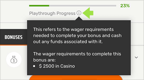 What is a playthrough requirement?