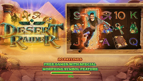 Desert Raider Online Video Slot 