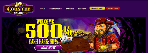 Best online gambling site - High Country Casino