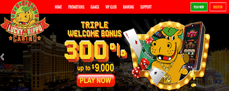 Best online gambling site - Lucky Hippo Casino 