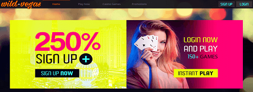 Best online gambling site - Wild Vegas Casino 