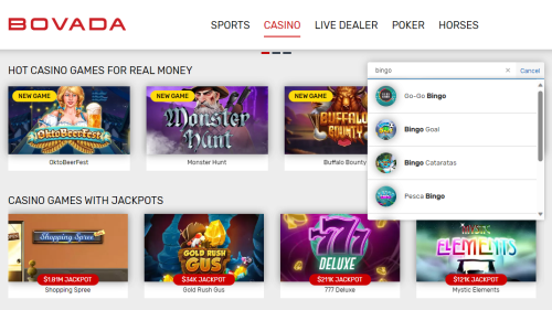 Bovada Casino - Online Bingo