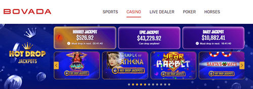 Bovada Casino Hot Drop Jackpots 